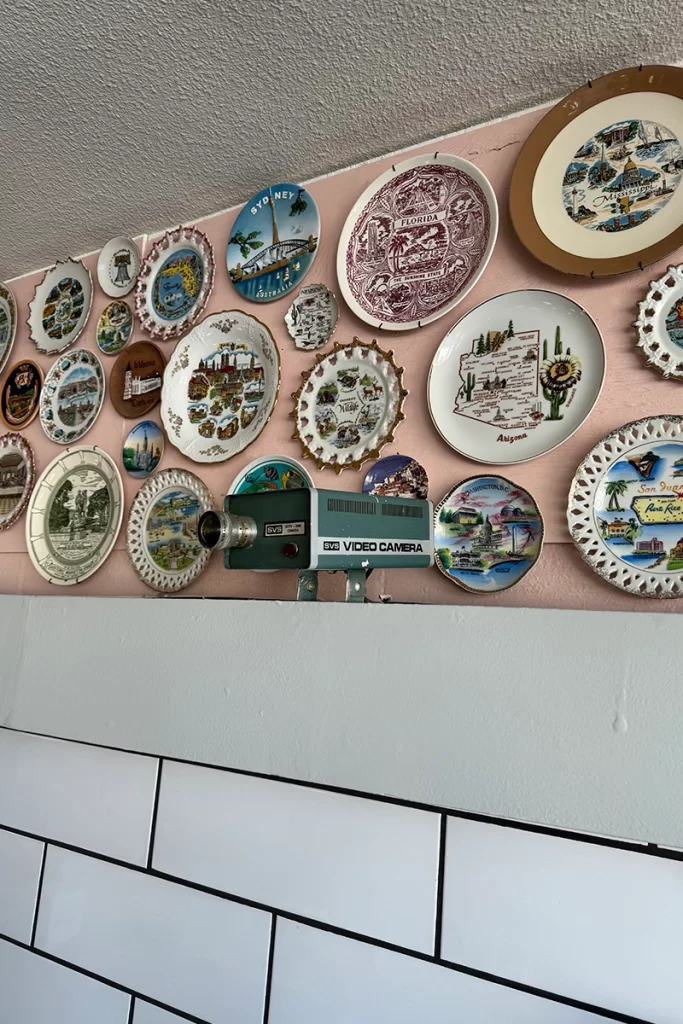 Tchotcke's Quriky Wall of Plates
